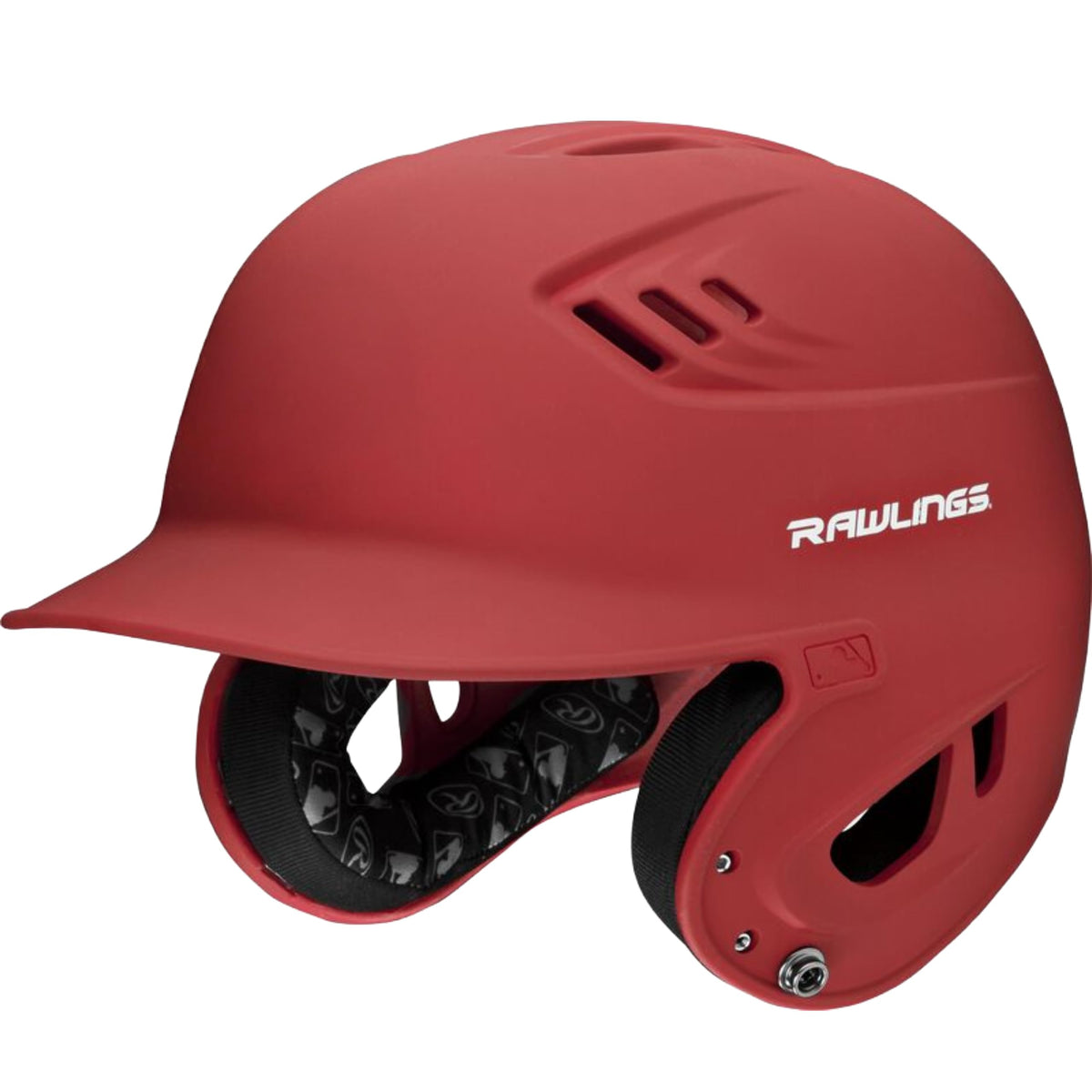Rawlings | R16 VELO Baseball Batting Helmet | Senior (6 7/8" - 7 5/8") | Matte Scarlet
