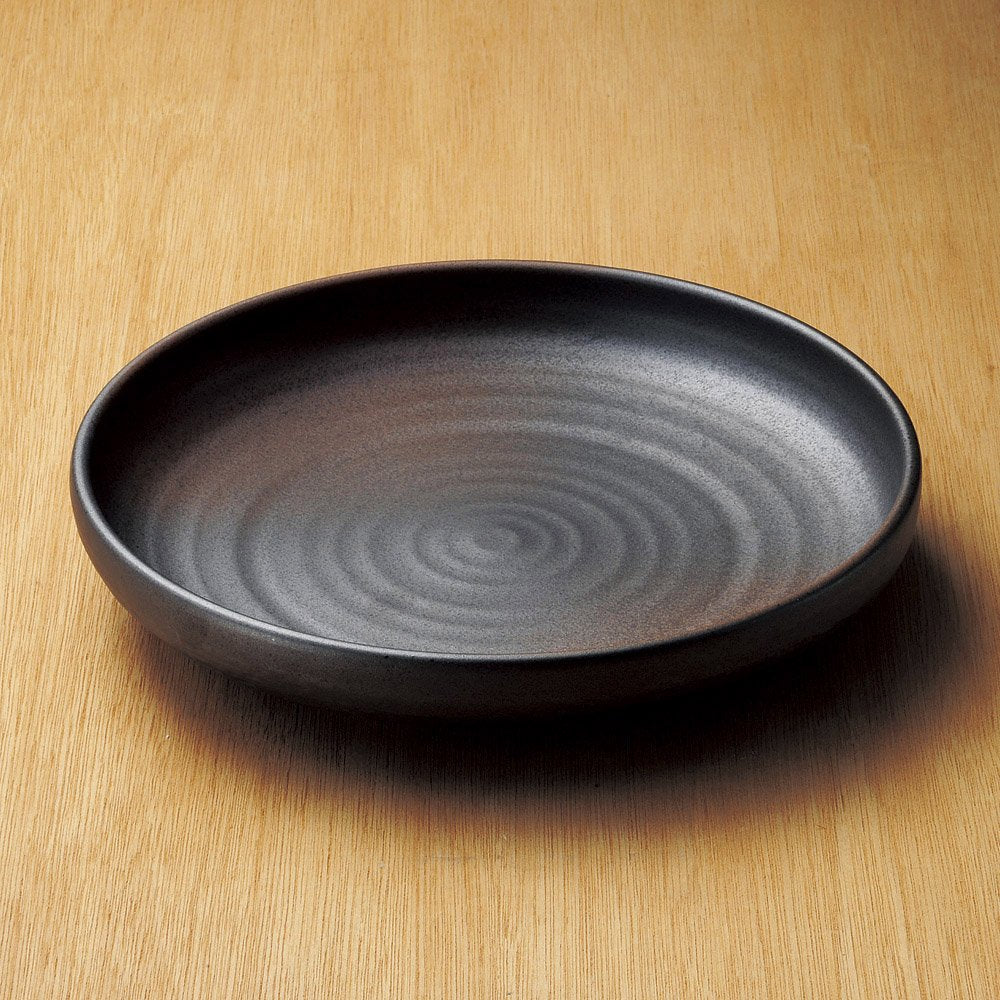 せともの本舗 Large Bowl, Bizen Style 10.0 Cut Standing Pot, 12.2 x 2.4 inches (31 x 6 cm), Restaurant, Commercial Use