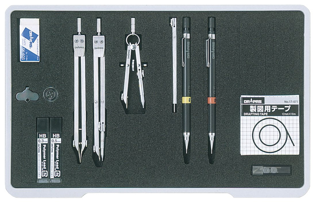 15 Products 01006 Dorapasu German formula drawing instrument set unit case (japan import) by Dorapasu