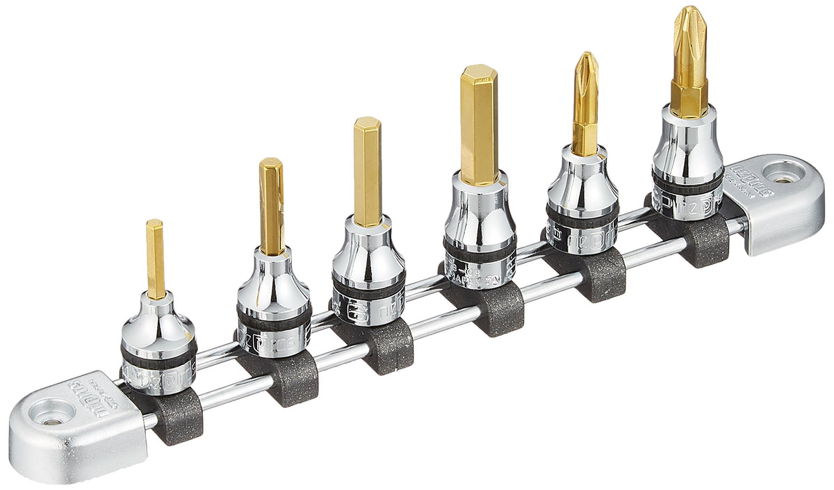 Nepro NPNTBT306A 0.37 in. Drive Hex & Phillips Socket Set - 6 Piece