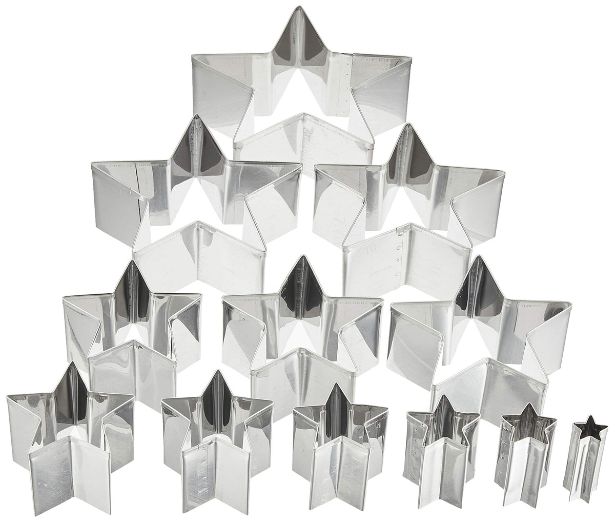 Endo Shoji BPT06 Commercial Putty Remover Set, Star (No.1-12 Set) Stainless Steel, Made in Japan