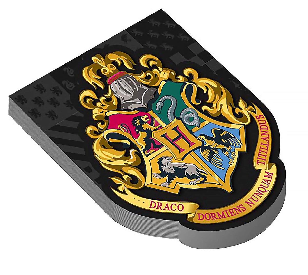 Harry Potter 48274 Hogwarts Memo Pad, Multi, 3