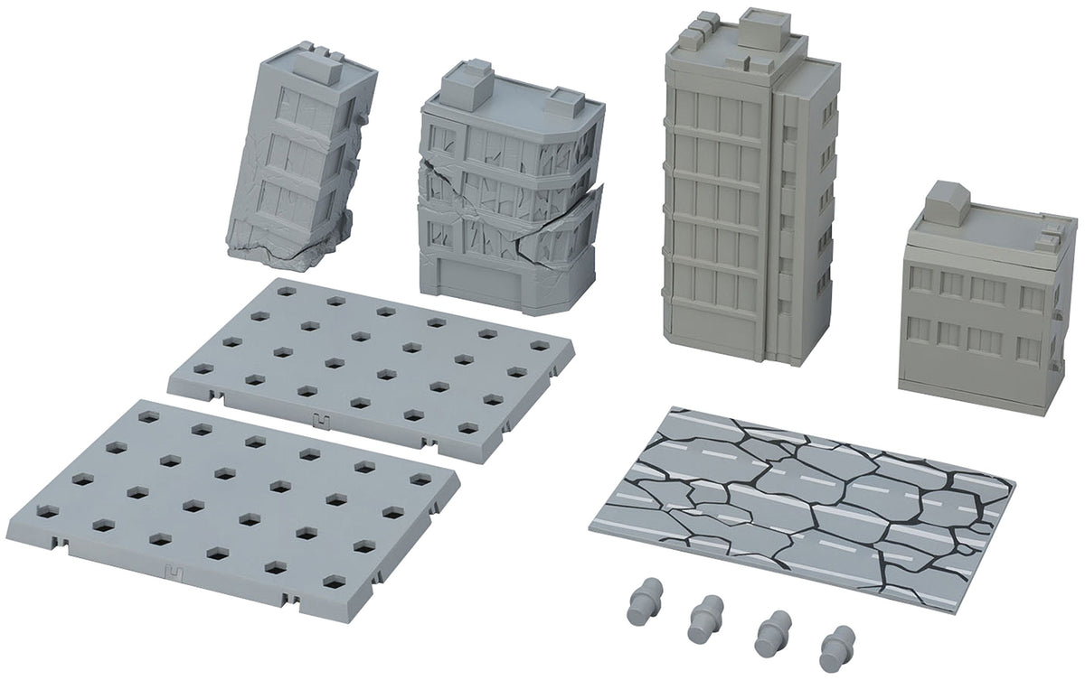 BANDAI Hobby Tamashii Option Act Building Damaged Version Action Figure