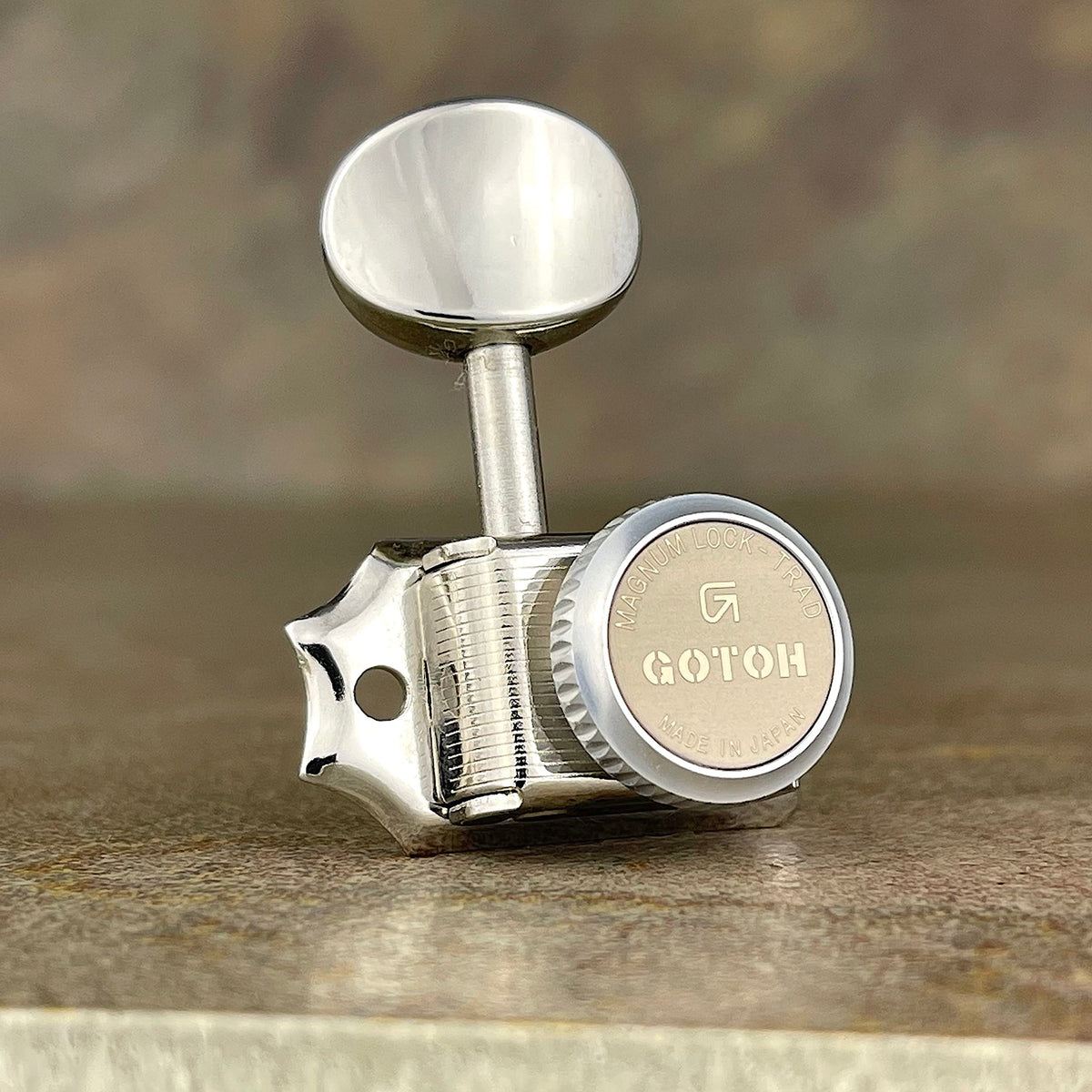 Gotoh SD91 MG-T Vintage Locking Tuners, 6-In-Line L6, 05M - Nickel – 21333NYTX