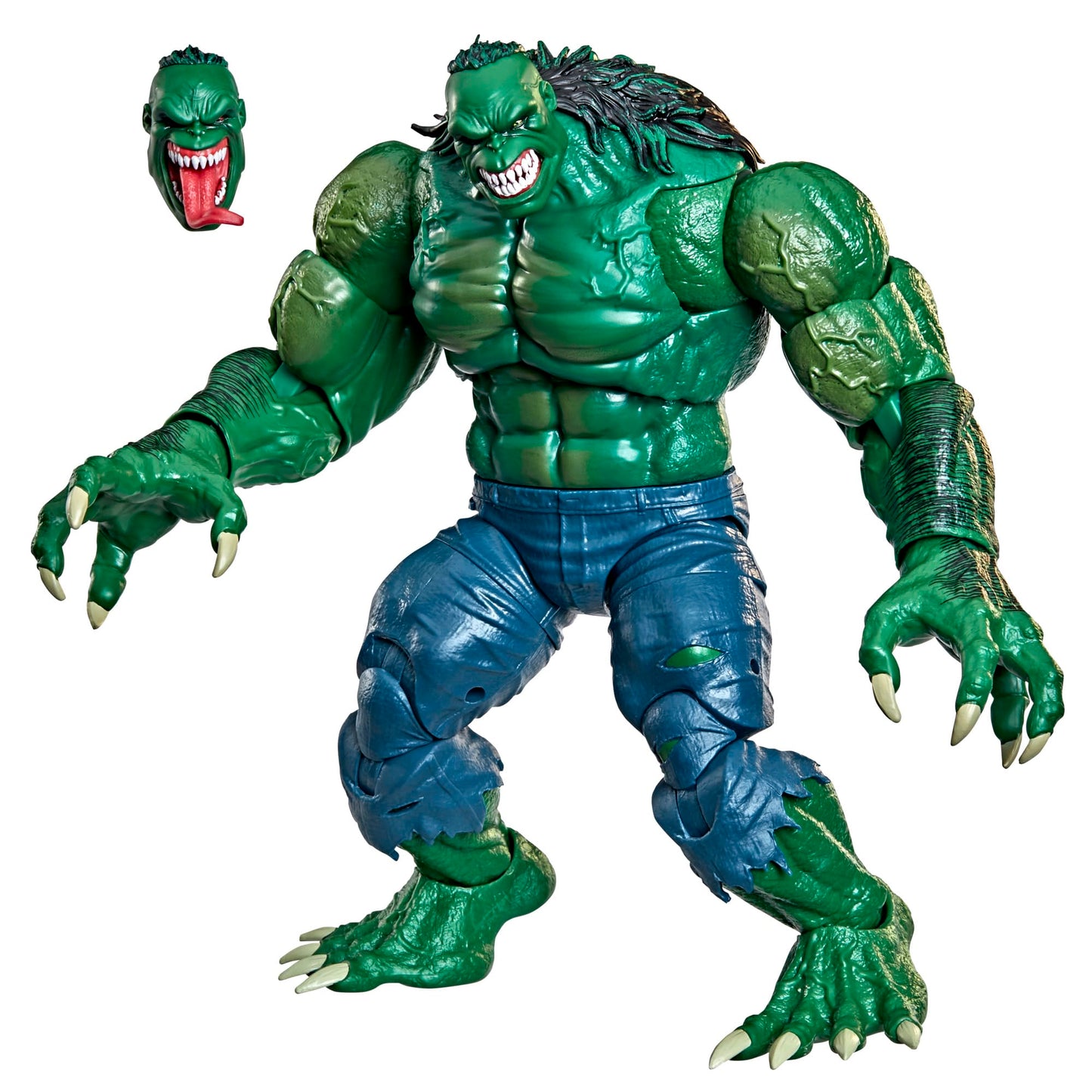 Marvel Legends Series Hulk 2099, Hulk 2099 Comics Collectible 6-Inch Scale Action Figure Set