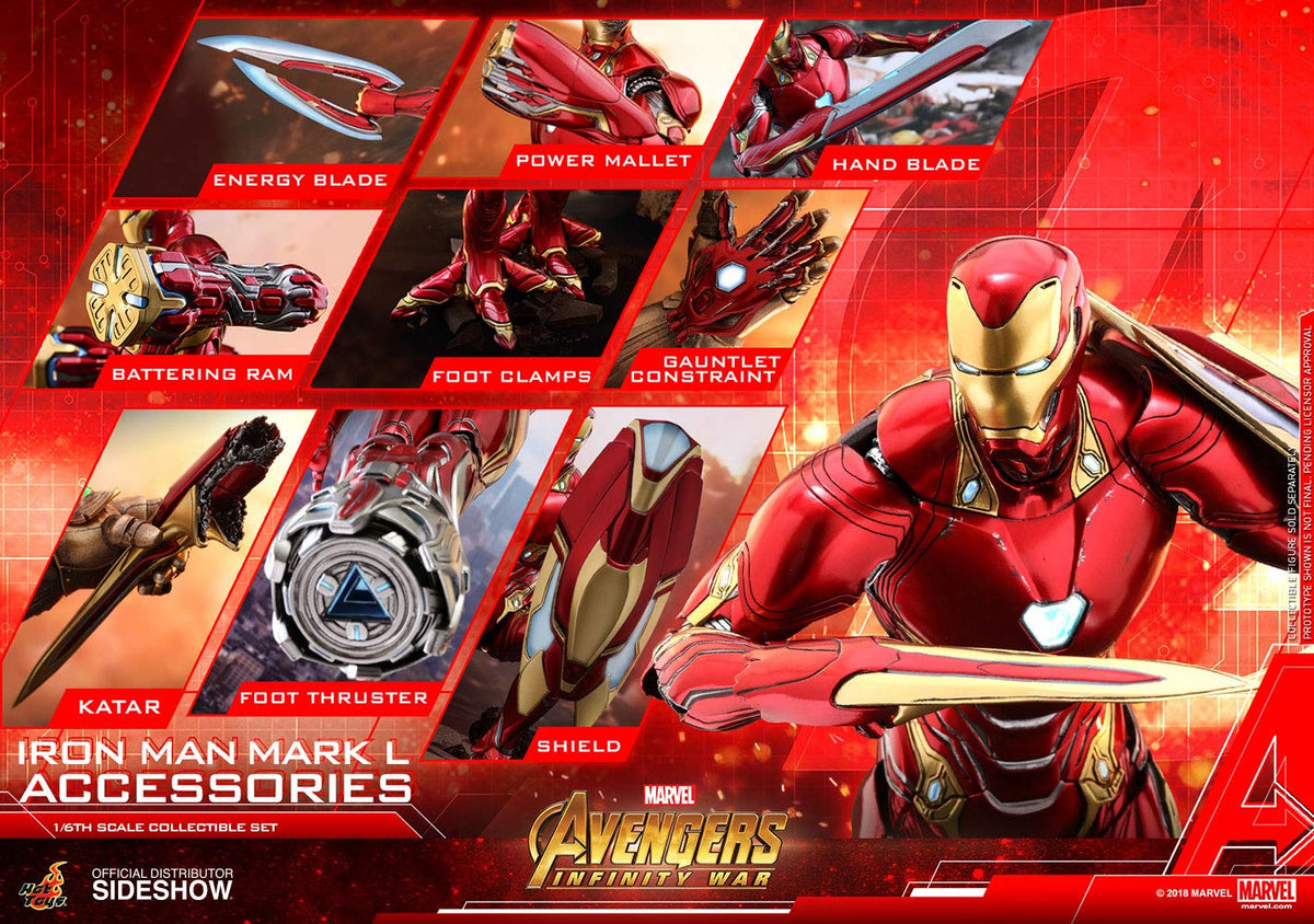 【ホットトイズ・アクセサリー・コレクション】『アベンジャーズ/インフィニティ・ウォー』1/6スケールフィギュア用アクセサリー アイアンマン・マーク50拡張パーツセット