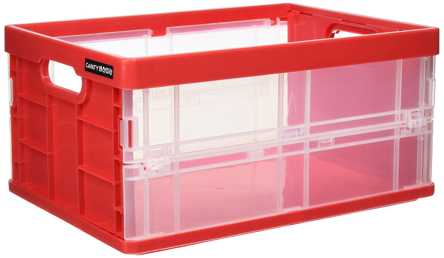 Nakabayashi CFC-301R Flex Container Mini Storage Box, Red