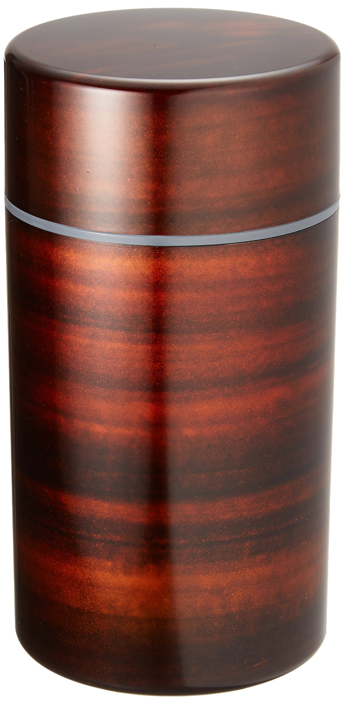 Tatsumiya 56701 Round Tea Tube, Cherry Blossom Wood Grain, Large