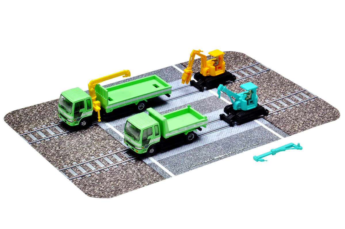 Tomytec 319924 The Truck Collection Tracolle Track Mainning Vehicle Set C Diorama Supplies