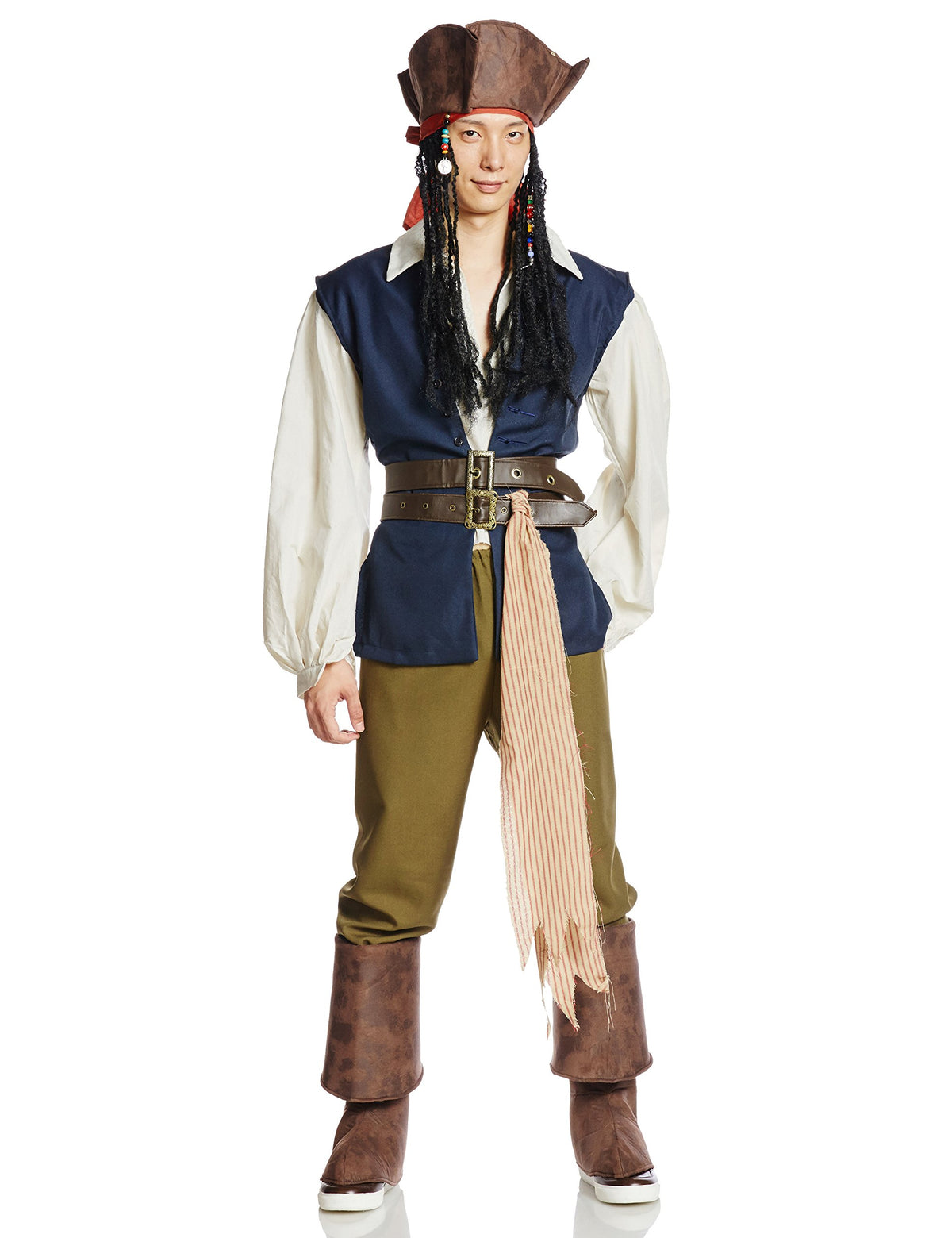 Disney Pirates of the Caribbean Adult Jack Sparrow Costume 802537