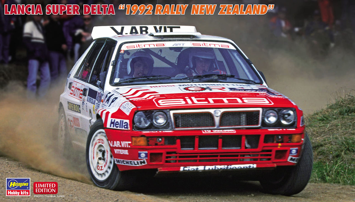 Hasegawa 1:24 Lancia Super Delta - 1992 New Zealand Rally