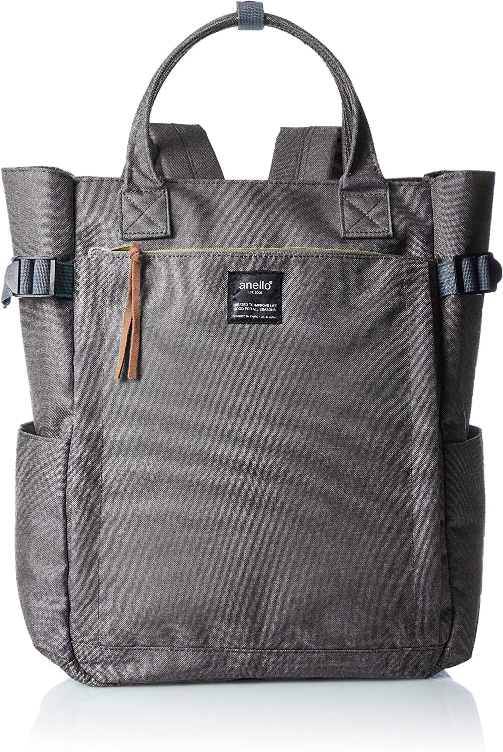 Anero POST ATC1225Z 2-Way Backpack, A4, Multiple Storage, Gray