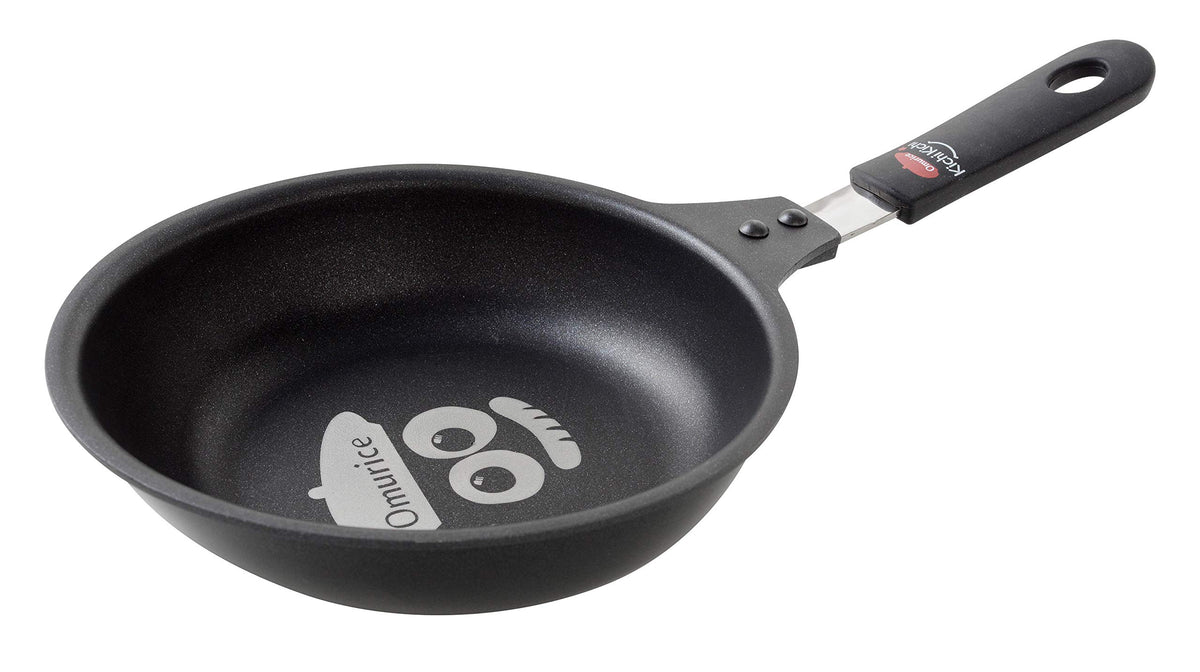 Ernest A-77340 Frying Pan, Supervised by a Well-established Western Restaurant Kichikichi, Easy to Make Omelets (Deep and Long Tip, Egg Shape), Recipe Included (Ome-chan Omelet Frying Pan), Popular