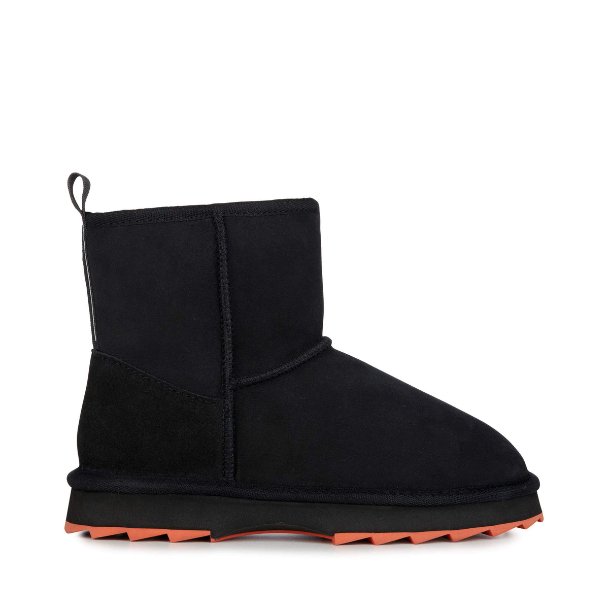 EMU Australia - Sharky Mini Womens Boot, Black/crimson, US 7