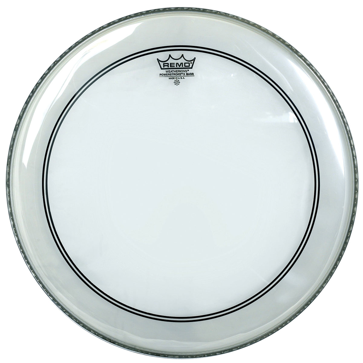 Remo Powerstroke P3 Clear Bass Drumhead, 20"