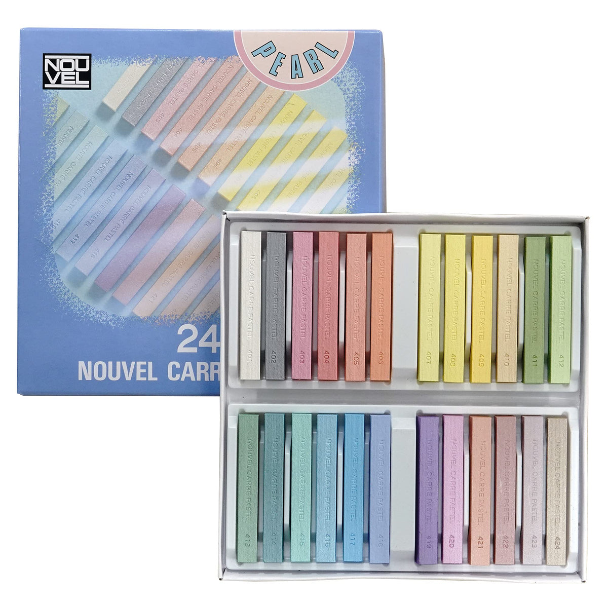 Nouvel curry pastel 24 colors Pearl set (japan import)