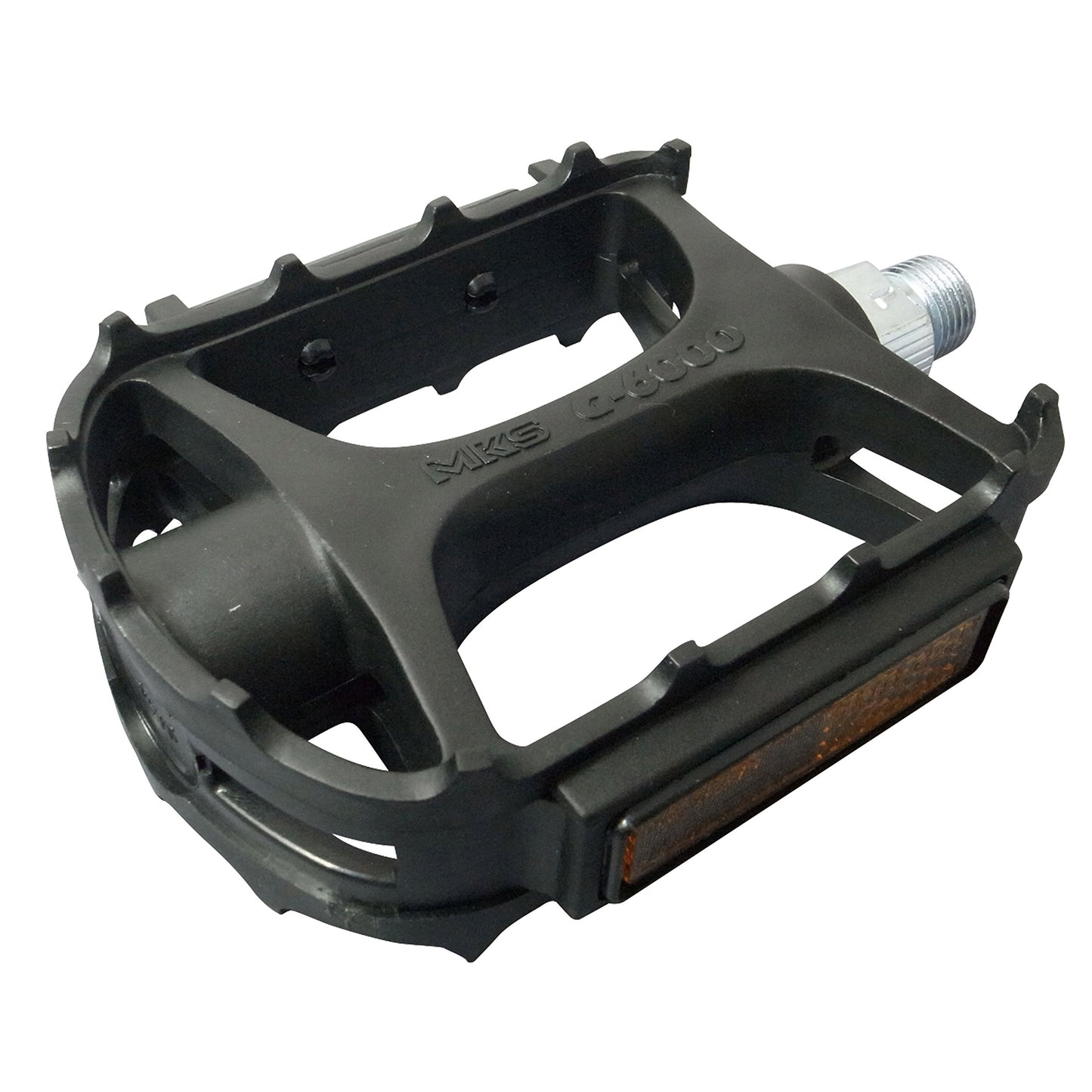 Mikashima G-6000 Bicycle Pedal, 1/2 Inch Core, Black
