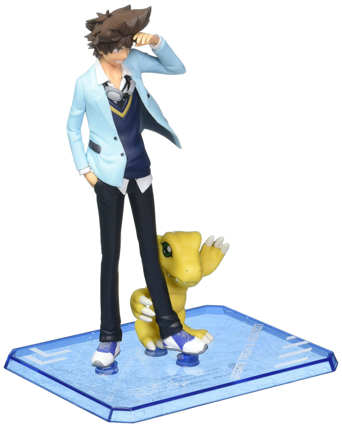 TAMASHII NATIONS Bandai Figuart Zero Taichi & Agumon Digimon Adventure Try Action Figure