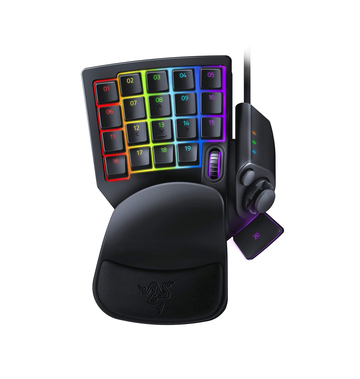 Razer Tartarus Pro - Gaming Keypad - Gamepad with Analogue-Optical Buttons and Rapid-fire Mode (32 programmable Buttons, Customisable Trigger Point, 8 Profiles, Adjustable Actuation) Black