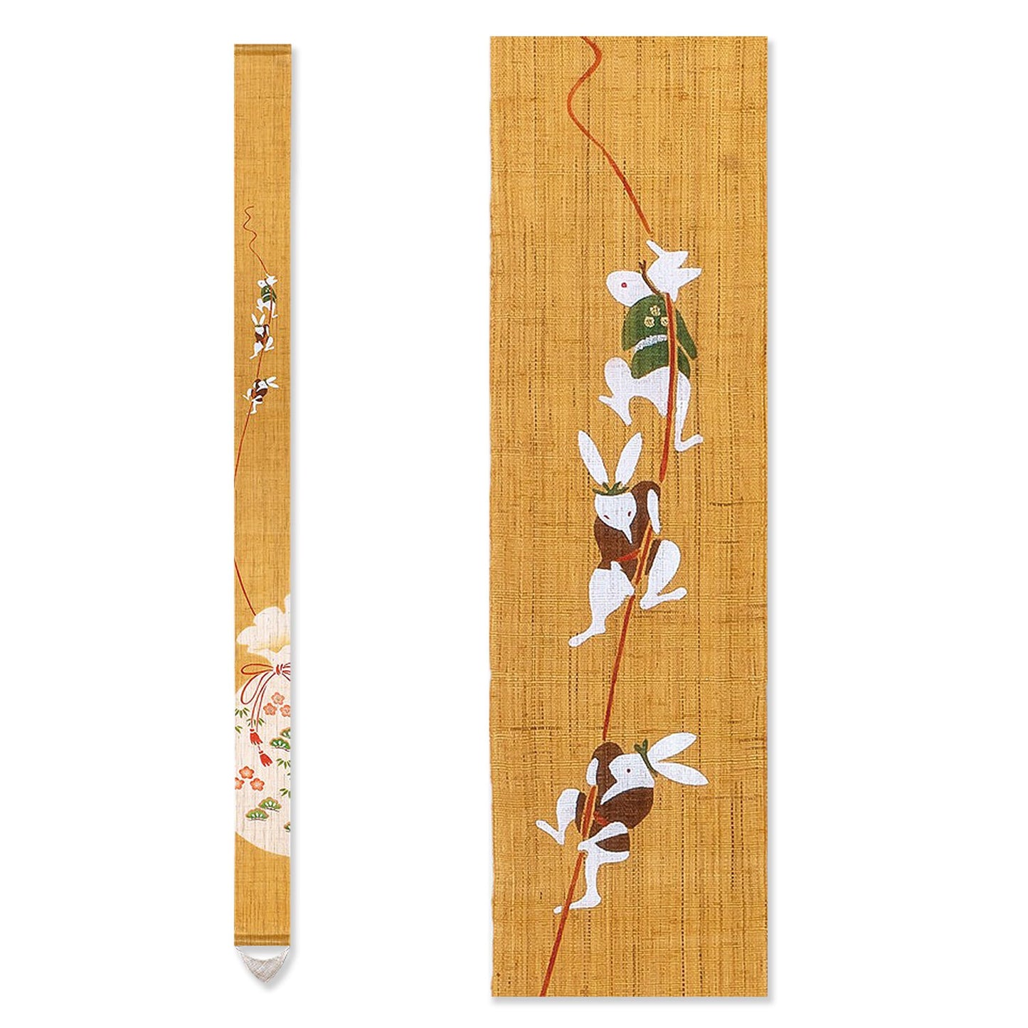 Hand painted fine tapestry "Rabbit Treasure Bag"