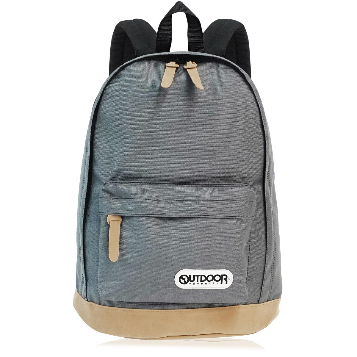 Outdoor Products Classic Nylon Backpack, A4 Storage, PC Storage, Large Capacity, 6.7 gal (22 L), 1.9 gal (54 L), Gray
