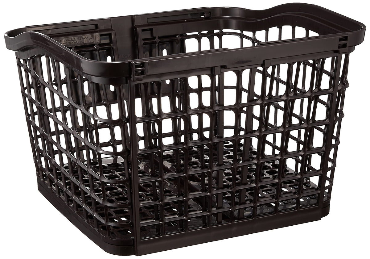 Aussie Kigiken FB-060K Mae Basket, Sliding Basket, Dark Brown, for Bicycles