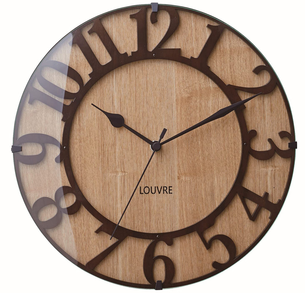 Inter form radio wall clock Musee -wood- (INTERFORM INC.) - Musee Wood - CL-8333