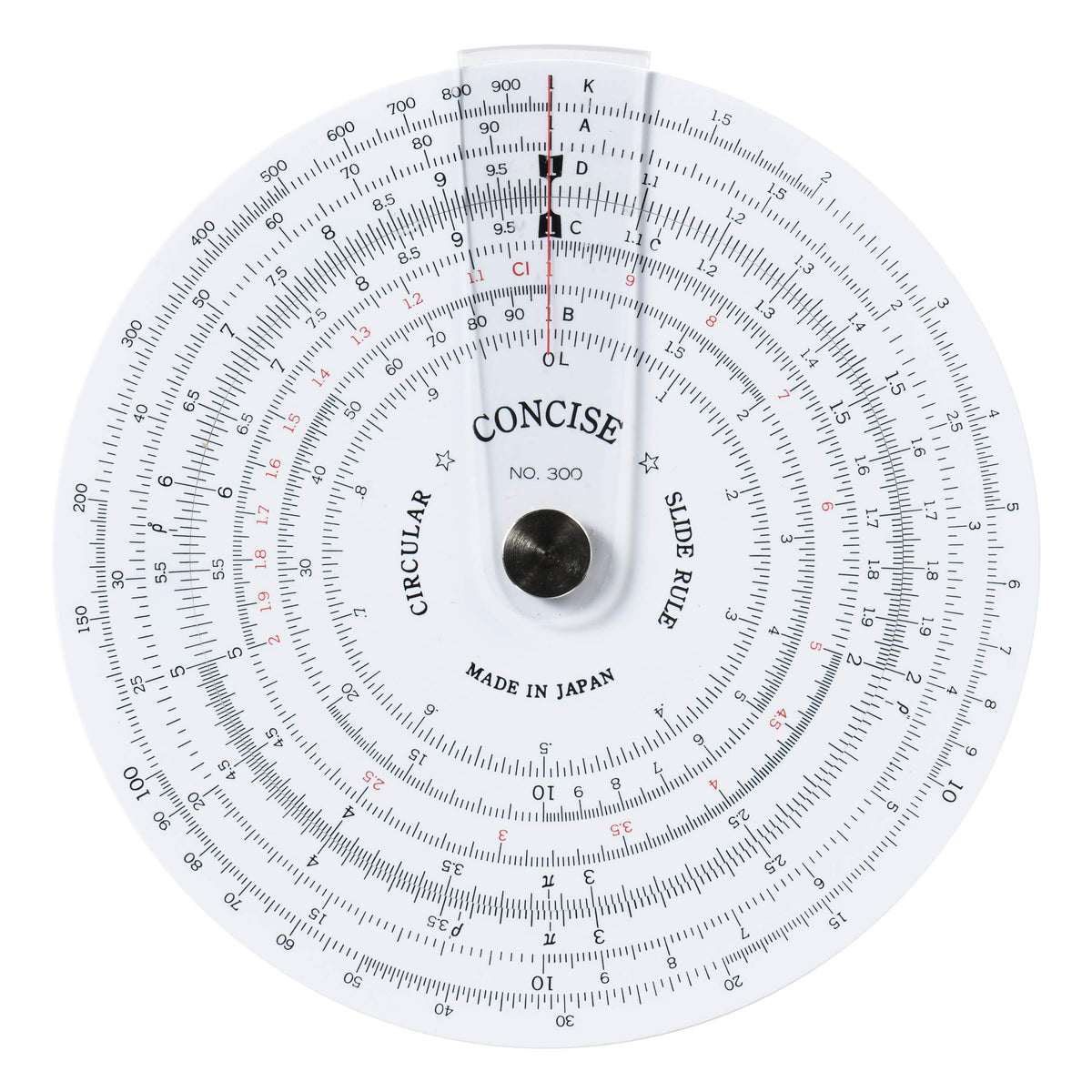 Concise 100829 Ruler Circular Calculator 300
