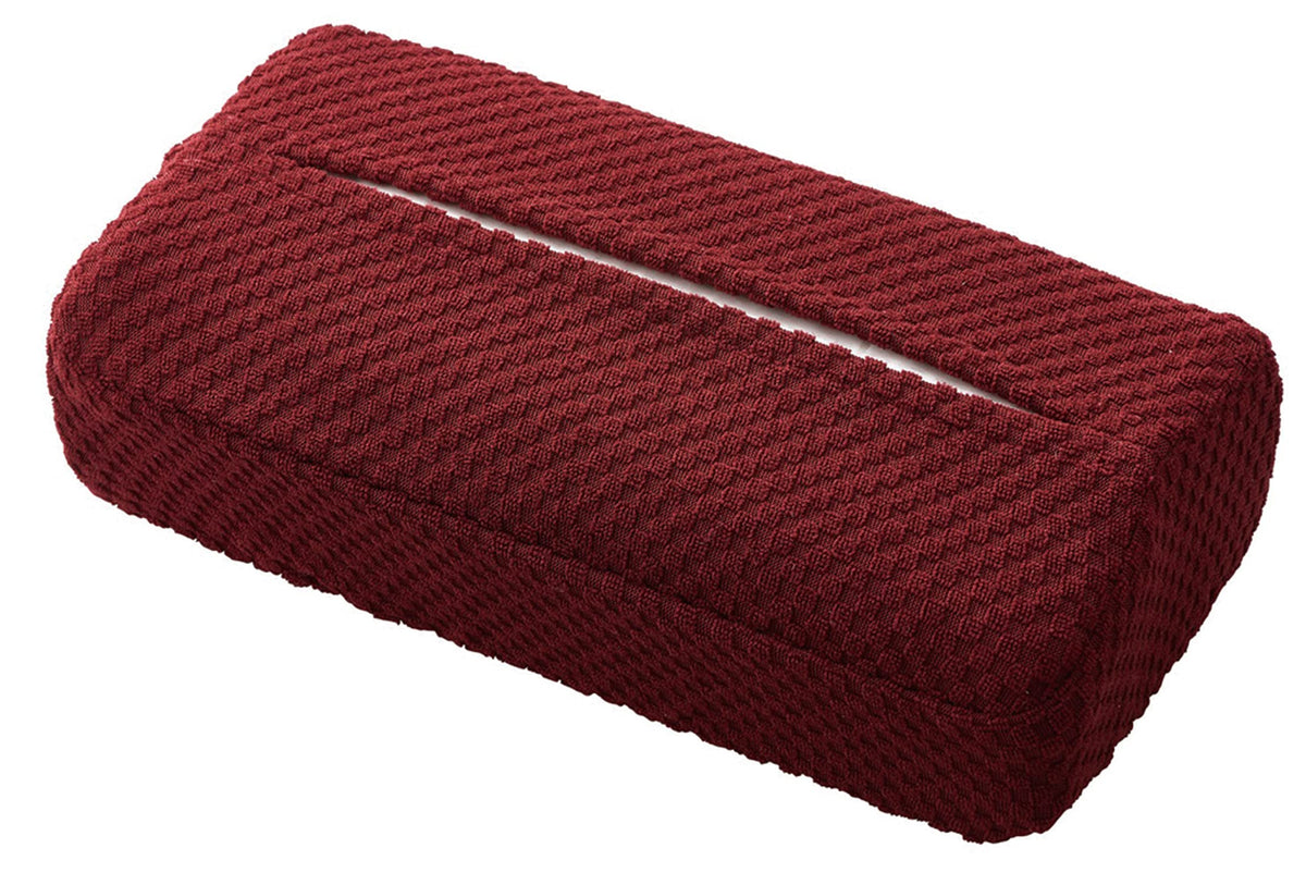 Pearl Metal N-7766 Stretch Tissue Cover Soft Pack Block Pattern Red