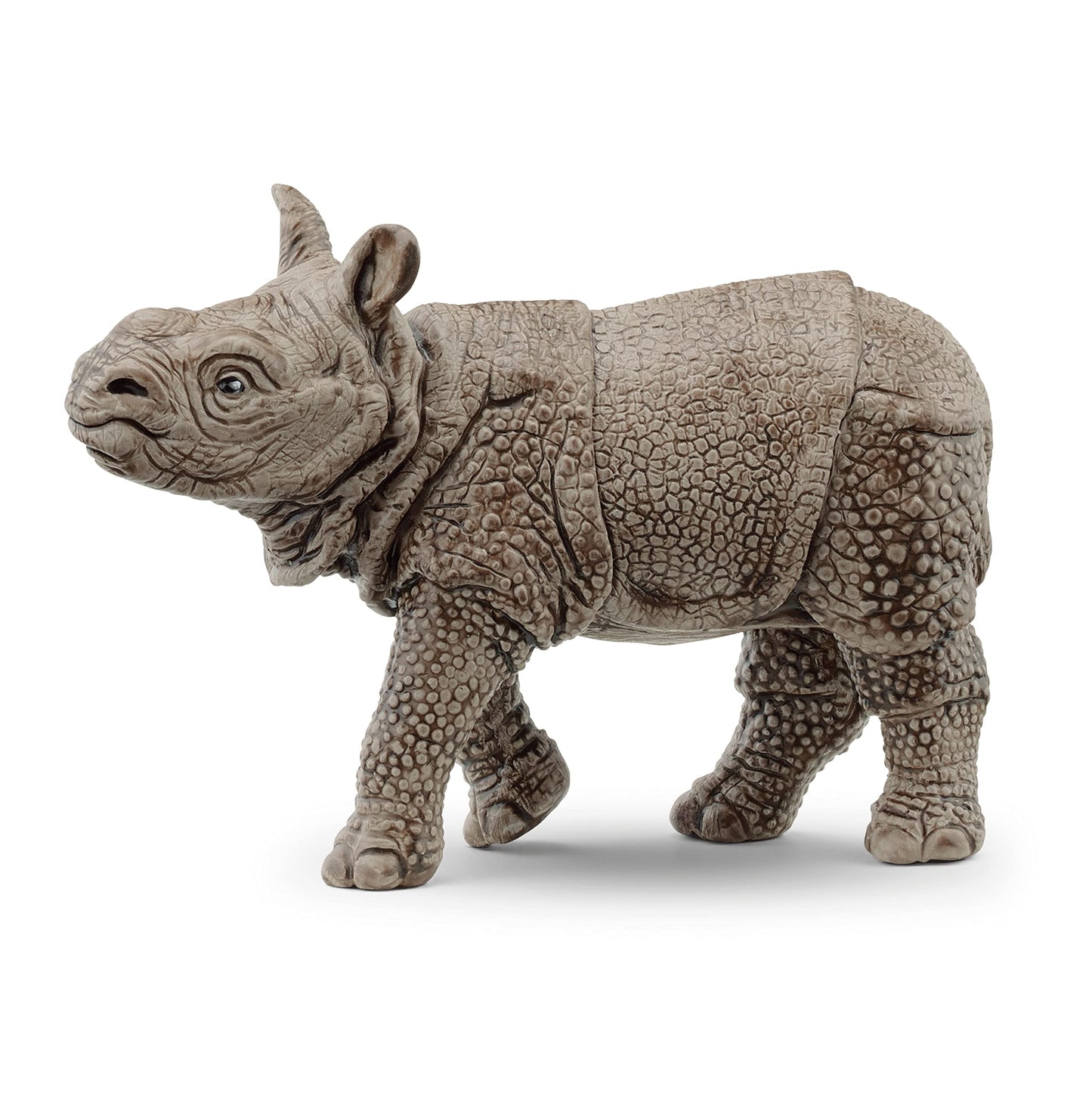 Schleich Wild Life - Indian Rhinoceros Baby Toy Figurine - Kids 3+ | 14860