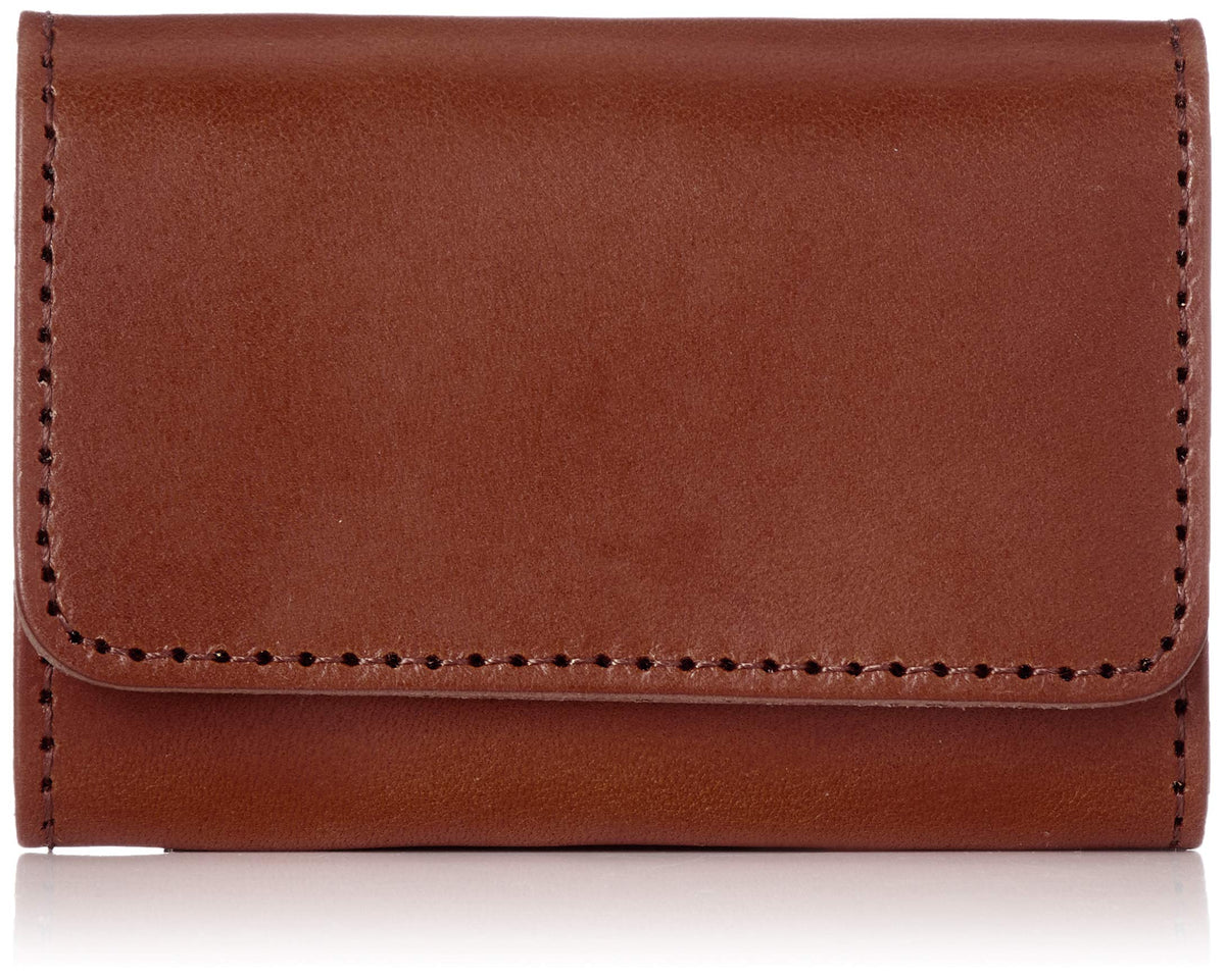 Tachiya H0433N Tochigi Leather Business Card Holder, Tochigi Leather, Dark Brown