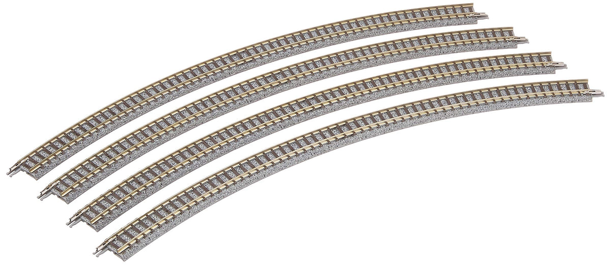 TomyTEC – 4 Curved Tracks in Gravel Bettung