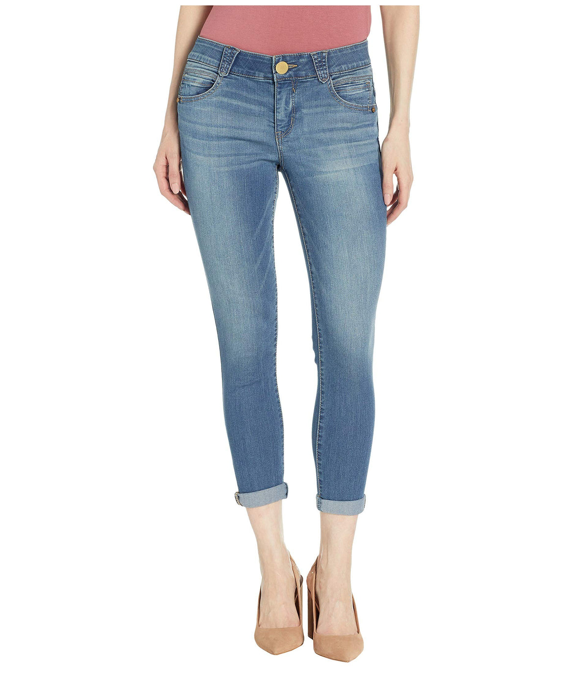 Democracy womens Absolution Crop Jeans, Authentic Blue, 8 US