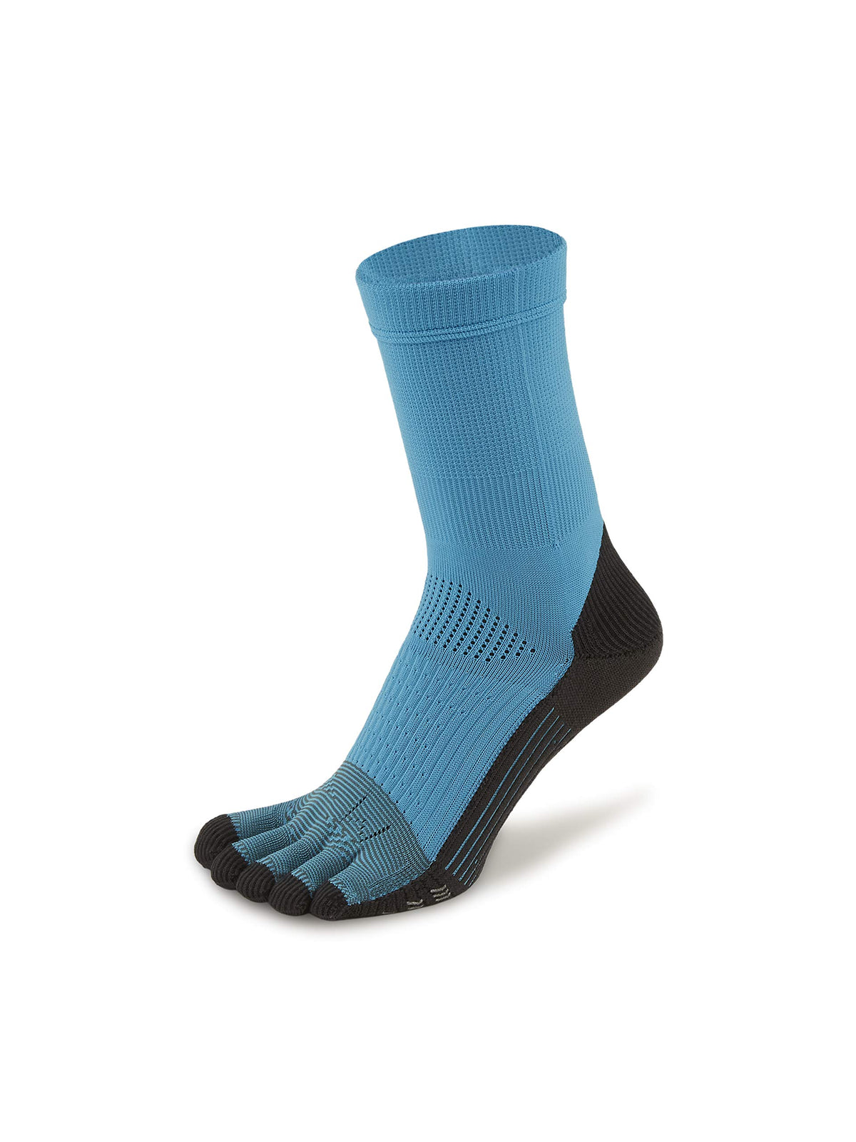 Tabio Football 5-toe Socks, Sizes 9-10.5 (25.0-27.0 cm) - turques blue