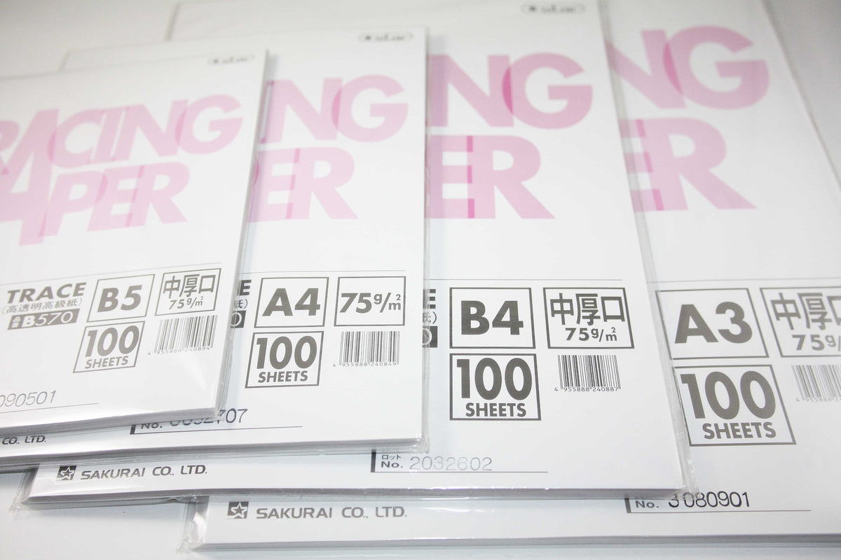 Sakurai Stars pack Torres drafting tracing paper 75 A2T 100 sheets A270