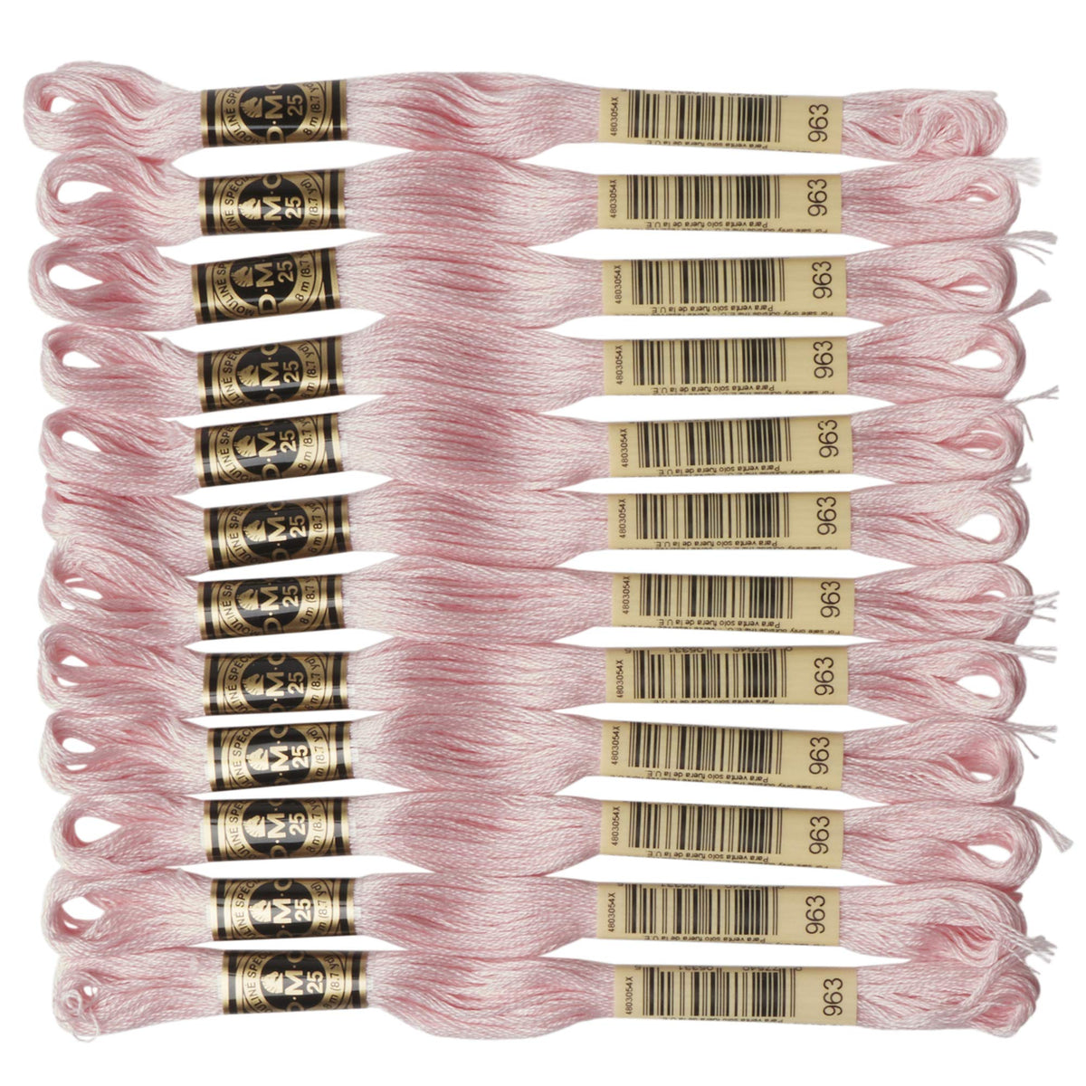 DMC 6-Strand Embroidery Cotton Floss, Ultra Very Light Dusty Rose