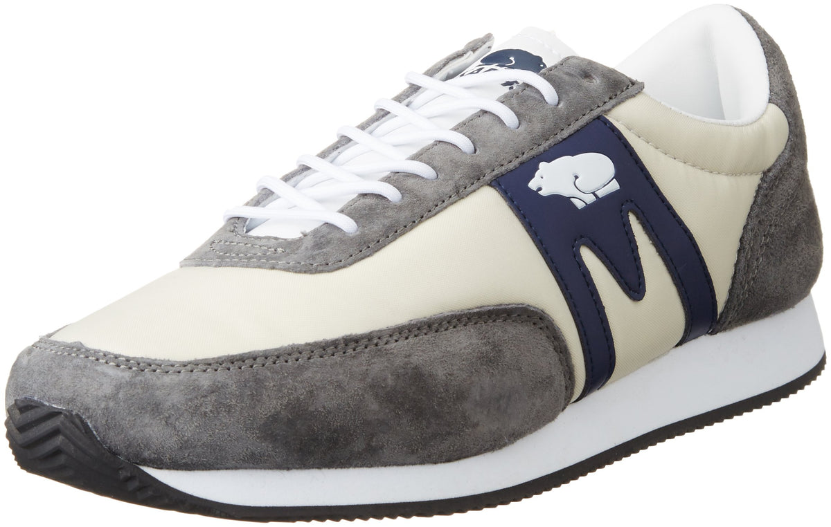 Calf Albatros Men's Sneakers, Grey/Dark Navy, 24.0~25.5 cm