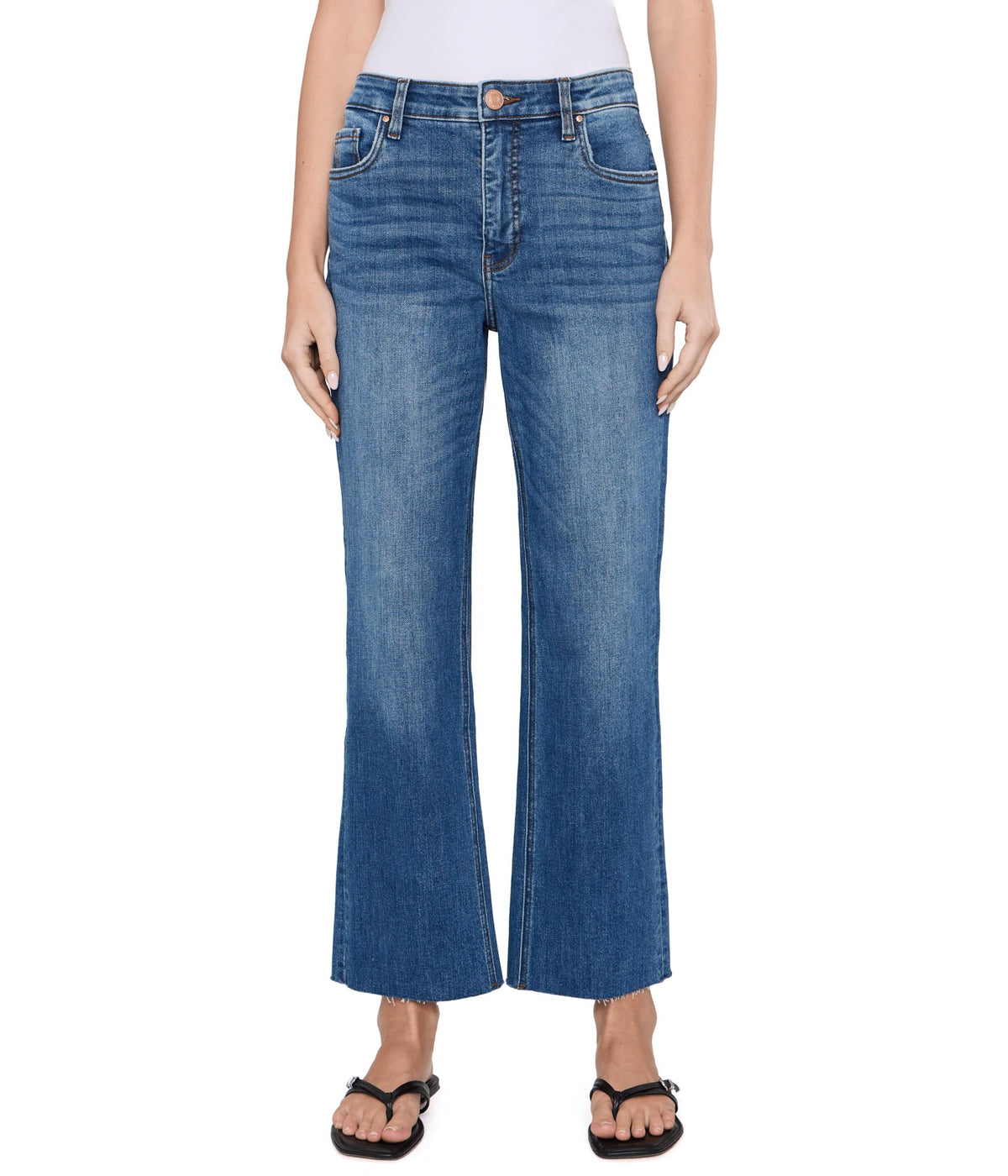KUT from the Kloth, Womens, Kelsey High-Rise Fab Ab Ankle Flare, Wonderful, Size: 10, Inseam: 27.5
