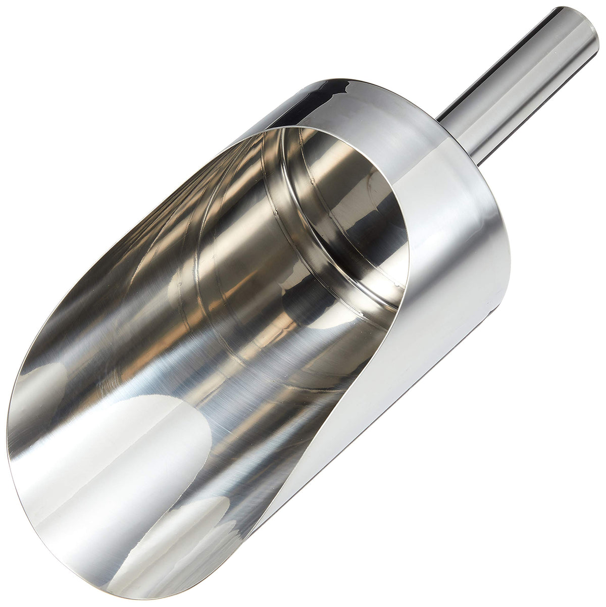 Endo Shoji BSK03001 Cylindrical Scoop for Commercial Use, Large, Body: 18-8 Stainless Steel, Made in Japan