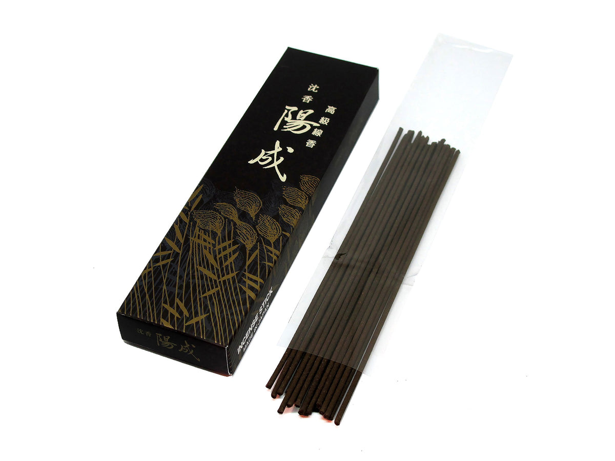 Gyokushodo Agarwood/Aloeswood/Oud Japanese Incense Sticks Jinko Yozei Small Pack Trial Size 5.5 inches 20 Sticks Made in Japan