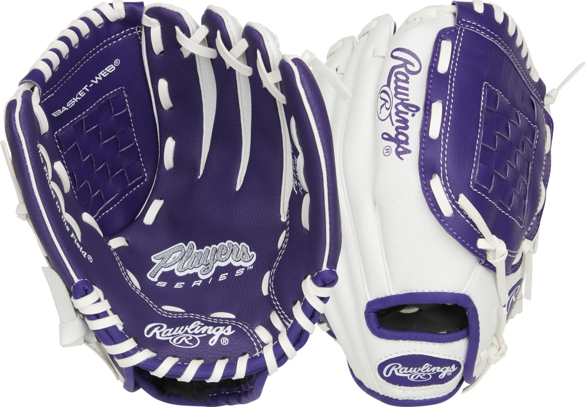Rawlings | Players Series Youth 10-INCH Baseball Glove | LHT | Purple