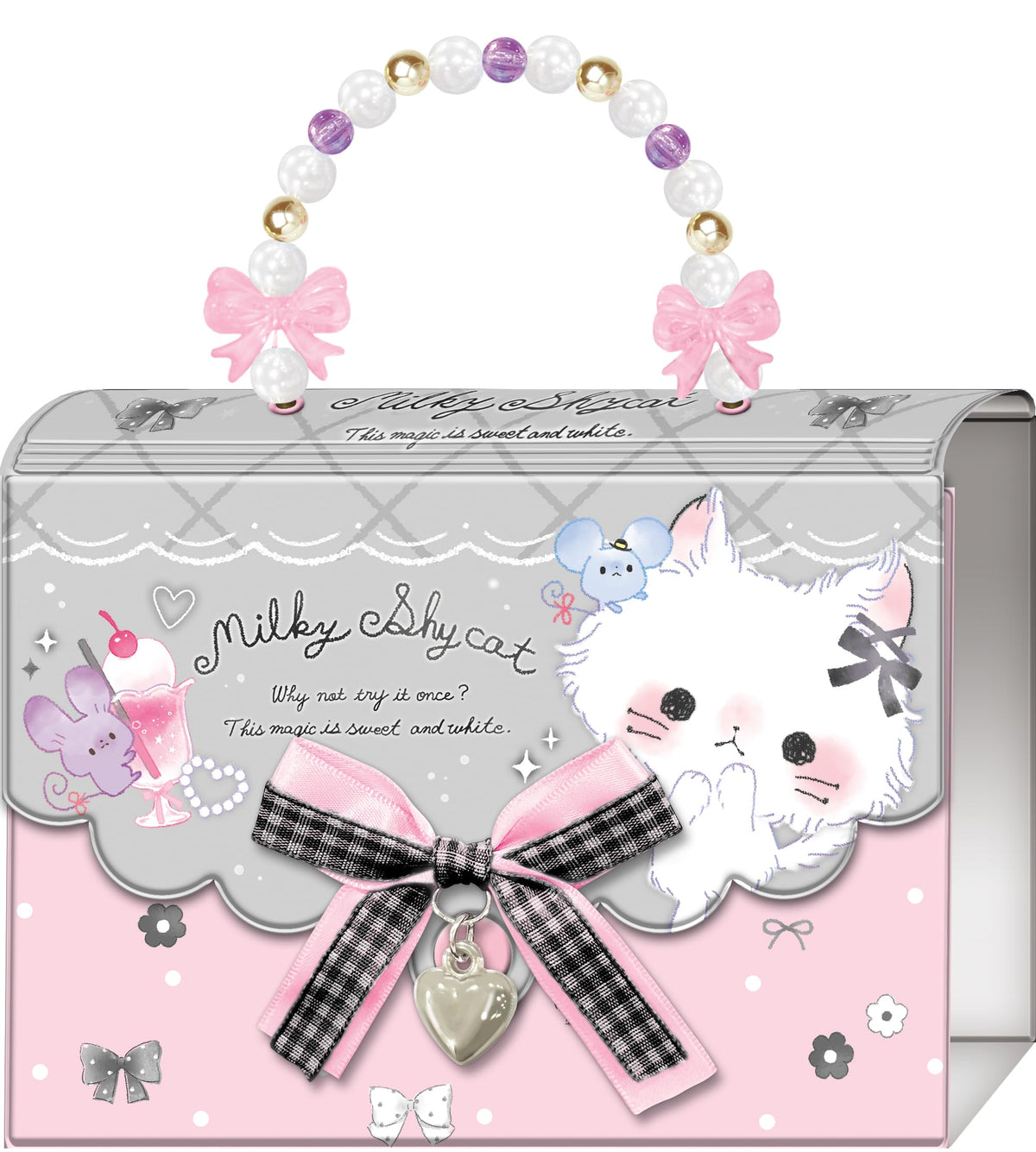 Coolia Binder Bag My Seal Binder Milky Shycat 01289