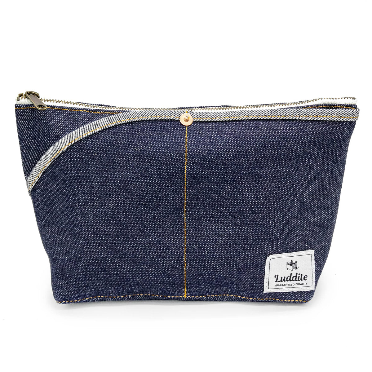 Luddite Garment Bag, Ladite Boat Pouch, M, Okayama Denim