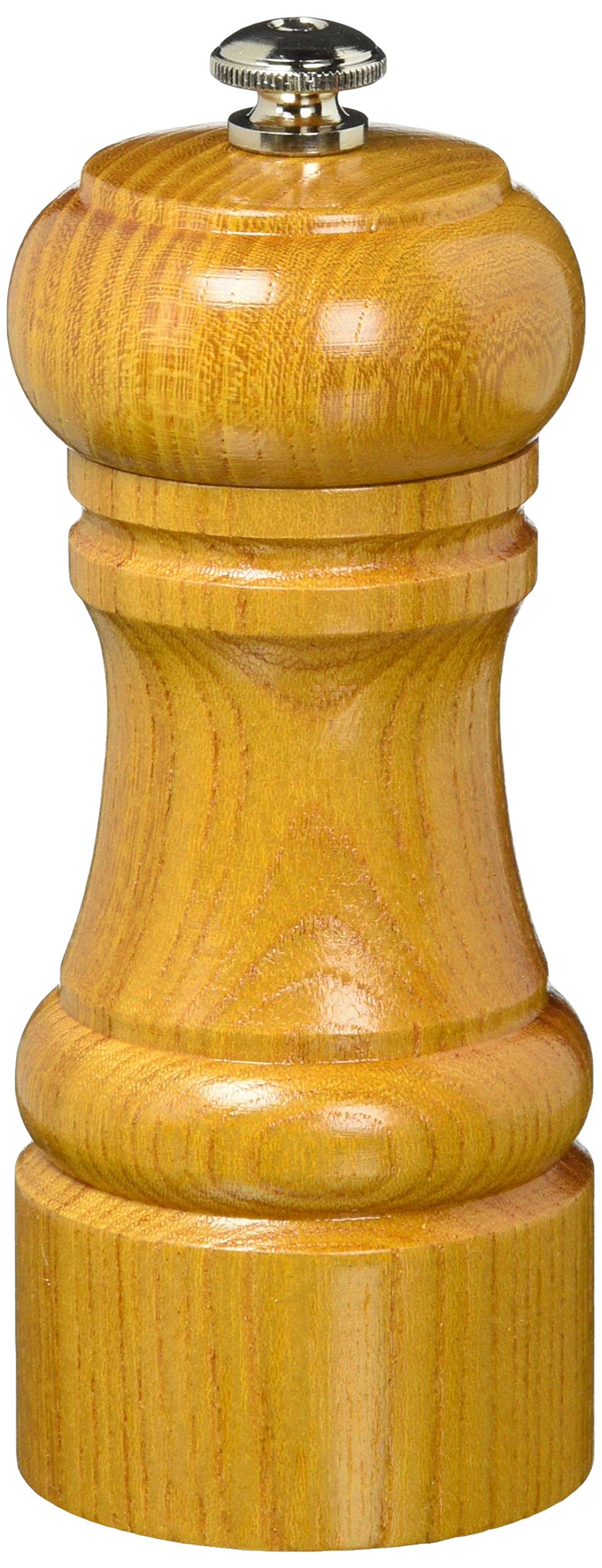 IKEDA PPP17 Peppermill 411 Main Unit: Keyaki, Metal Fittings, Iron Knobs, Brass, Japan
