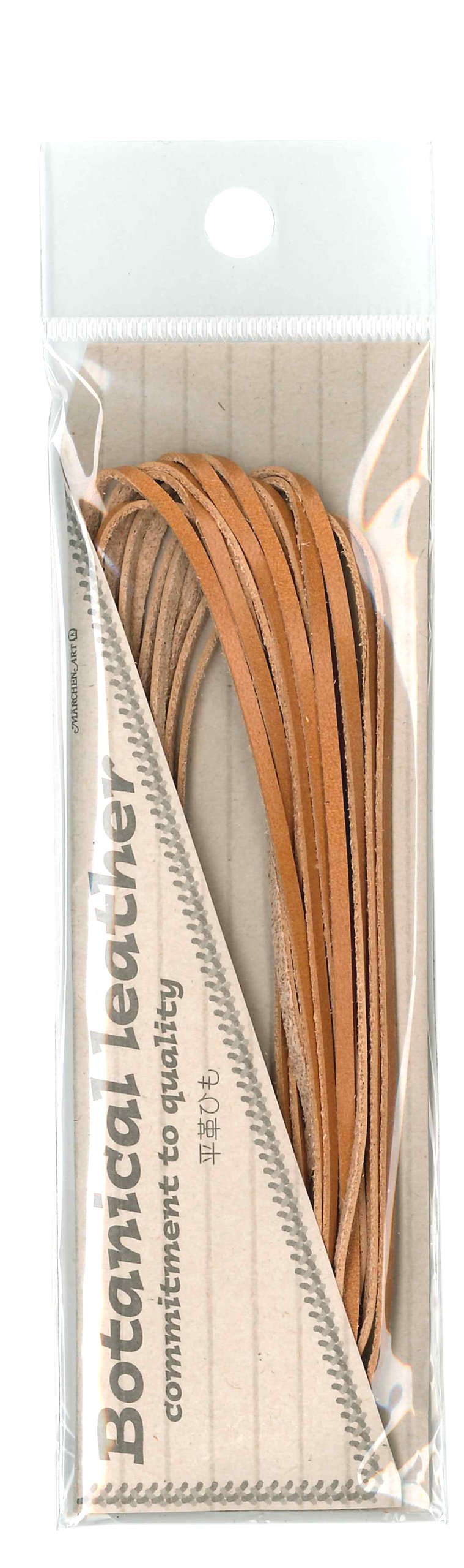Fairy Tale Art botanikarureza-ko-do Flat Leather Cord 2 mm Width 811 – Natural