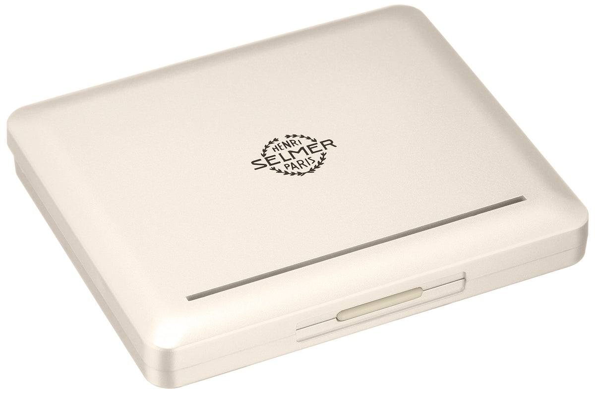 Nonaka Boeki Nonaka Alto Saxophone Plastic Lead Case with Selmer Logo, 10 Pieces, Color: Pearl White