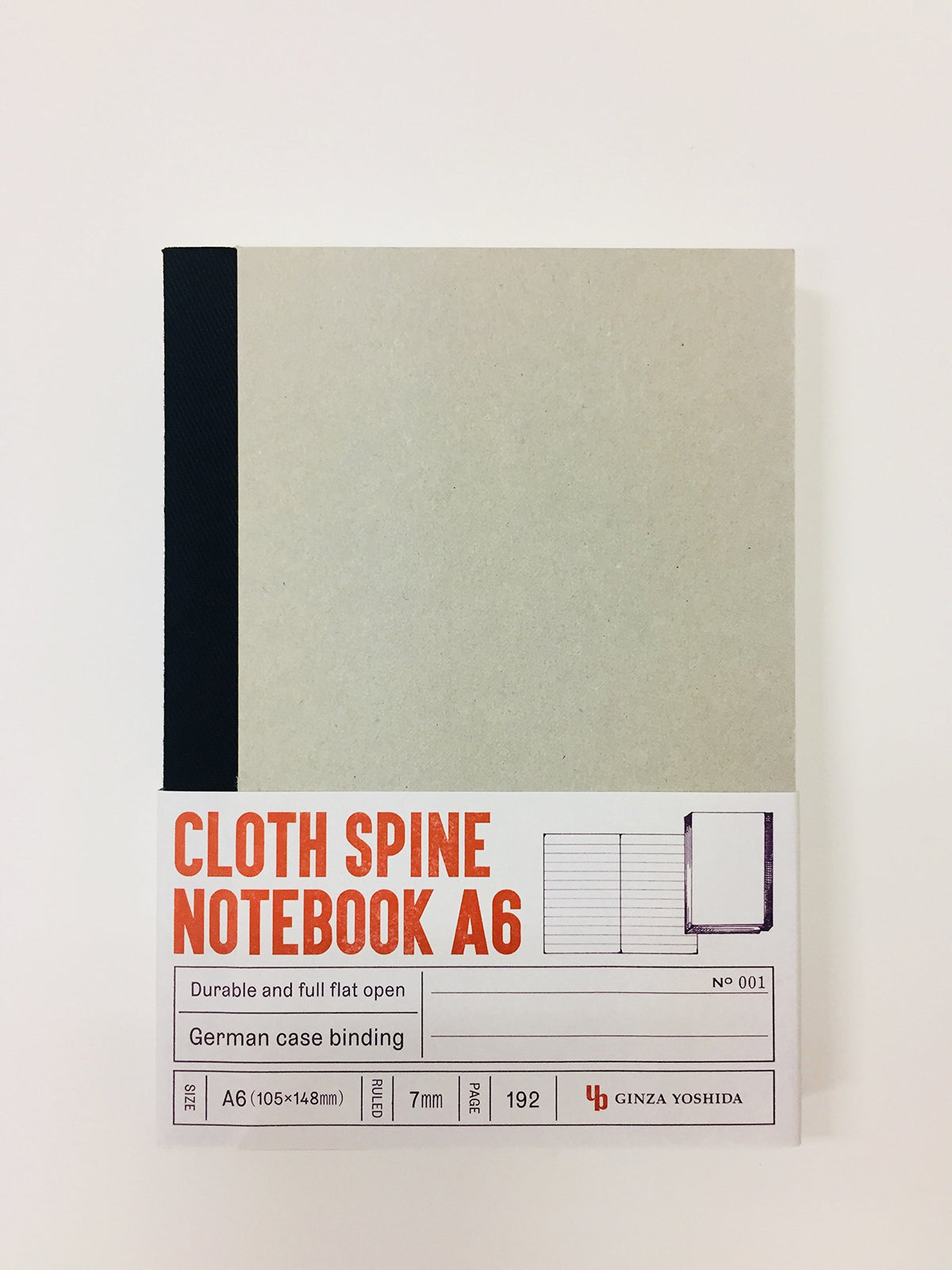 Cross Spine 018742 Notebook, A6, Ruled, Black