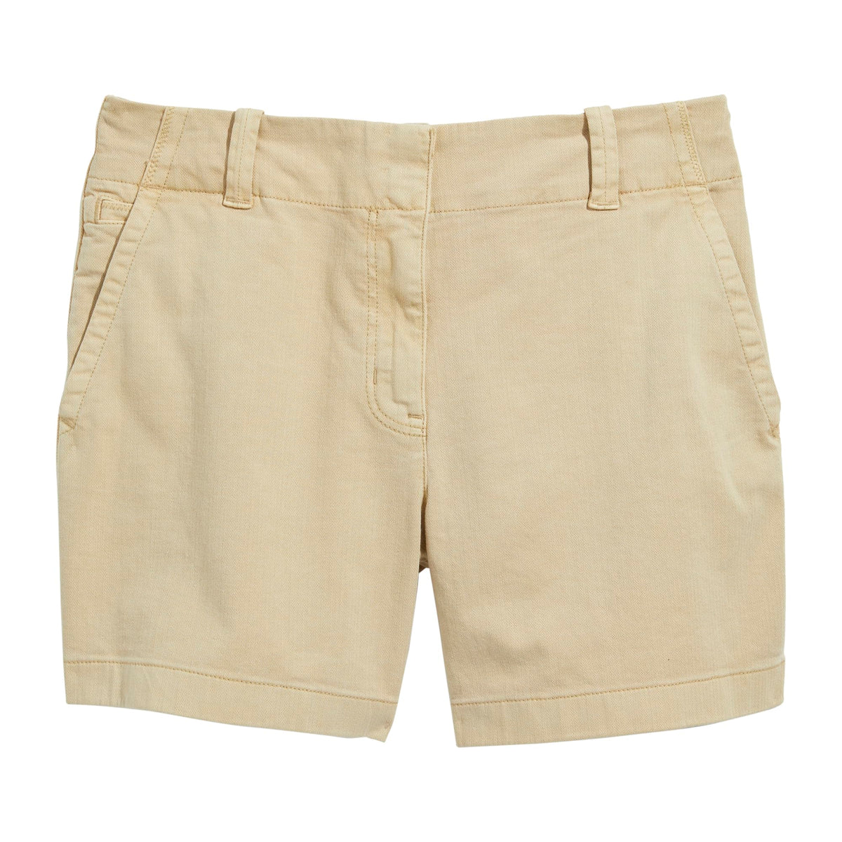 vineyard vines Women’s 5 Inch Herringbone Every Day Shorts, Sand, 10
