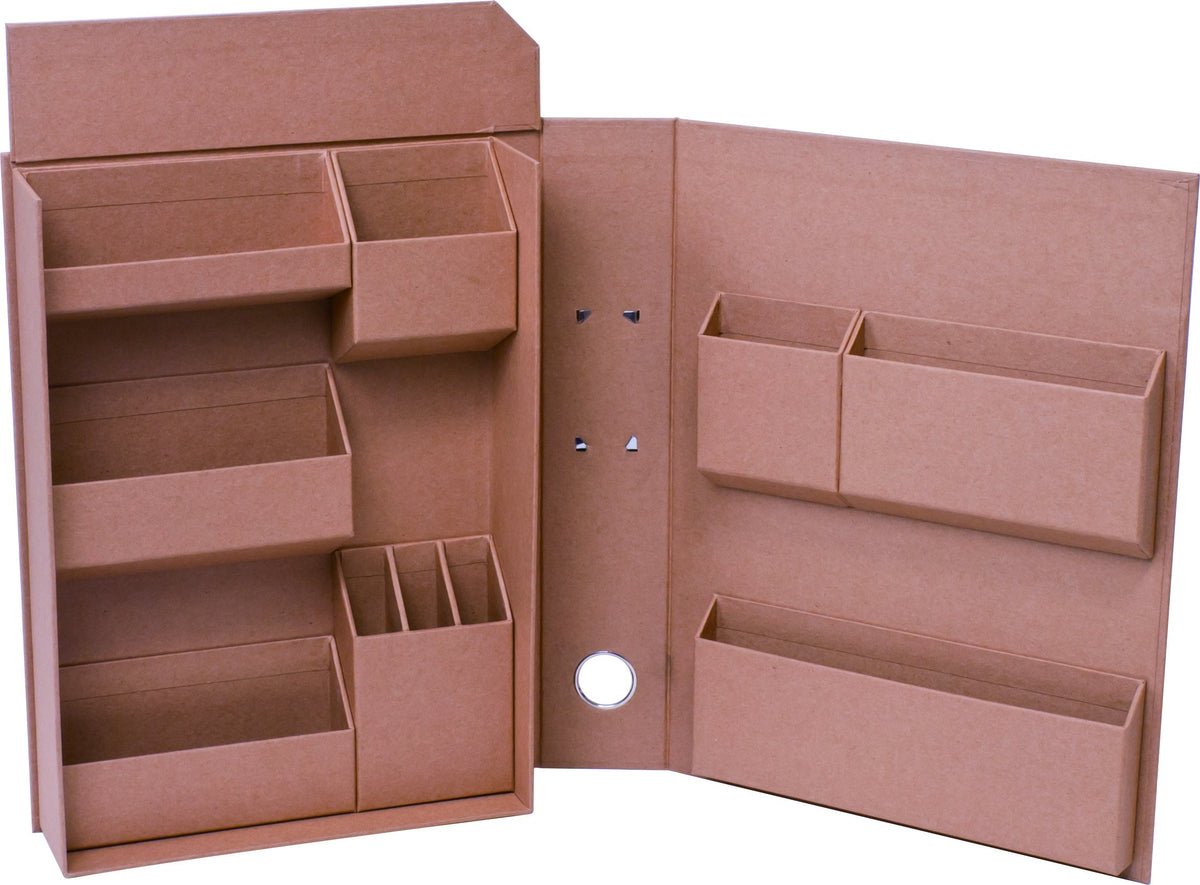 Nakabayashi LST-FA4KR Lifestyle Tool Small Storage Box File A4 Craft