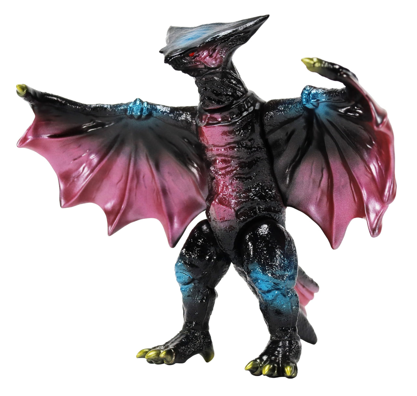 Character Content Production (CCP) Middle Size Series Gamera 4 Gaos Retro Black Ver., Approx. 5.1 inches (130 mm), PVC Pre-Painted Finished Soft Vinyl Figure